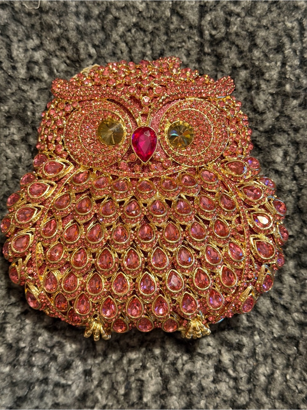 Cute Owl Clutch Women Evening Handbag Wedding Party Purse Luxury Handbag